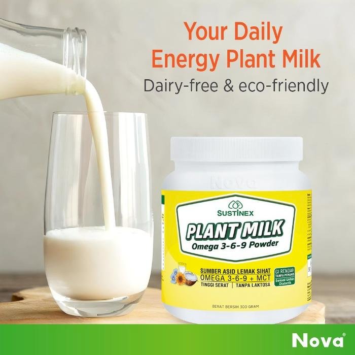 NOVA Sustinex Plant Milk Blend Omega 3-6-9 Powder