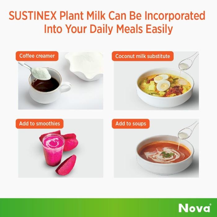 NOVA Sustinex Plant Milk Blend Omega 3-6-9 Powder