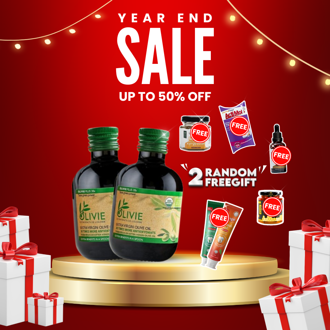 Olivie TwinPack 250ML (Minyak Zaitun Asli Organik)