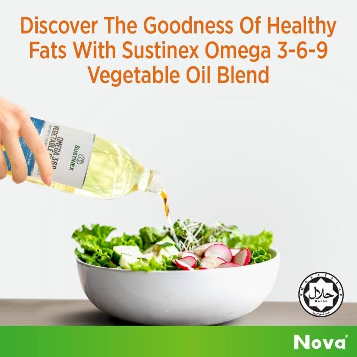 Sustinex Omega 3-6-9 Vegetable Oil Blend (1L)