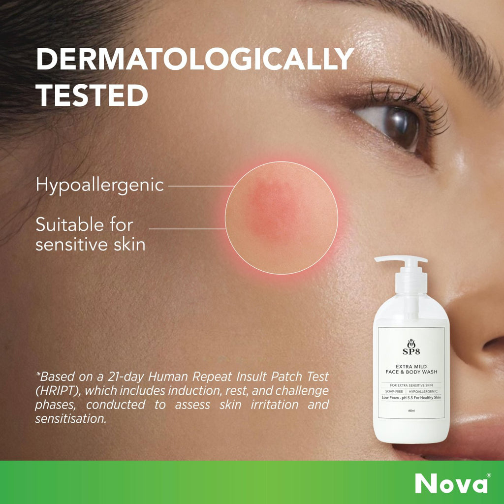 NOVA SP8 Mild Head & Body Wash High Emolient