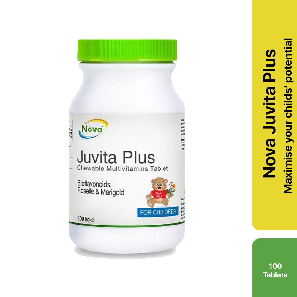 EXP 11/2025 - NOVA Juvita Plus For Kids Chewable Multivitamins 100's Supplement Vitamins Health