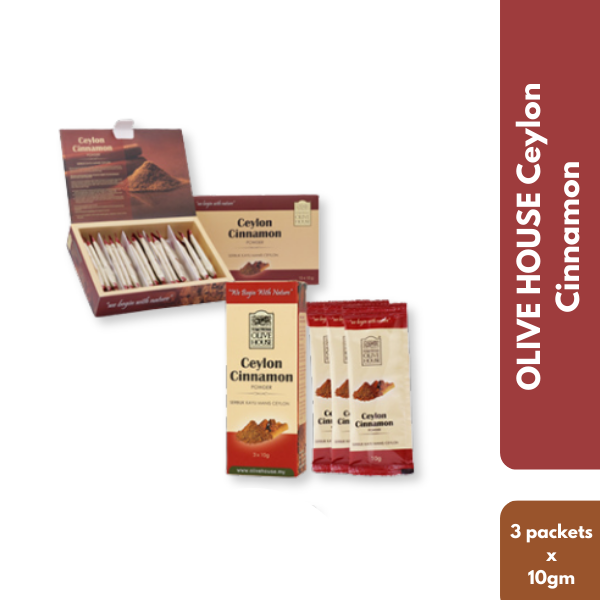 OLIVE HOUSE Ceylon Cinnamon (3 packets x 10gm)