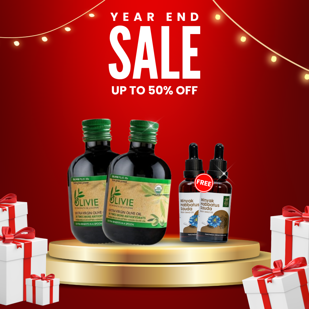 Olivie TwinPack 250ML (Minyak Zaitun Asli Organik)
