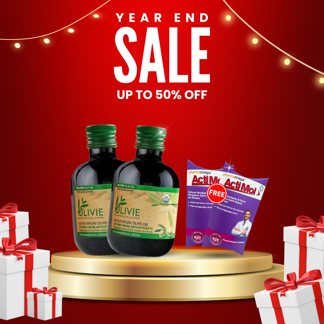 Olivie TwinPack 250ML (Minyak Zaitun Asli Organik)