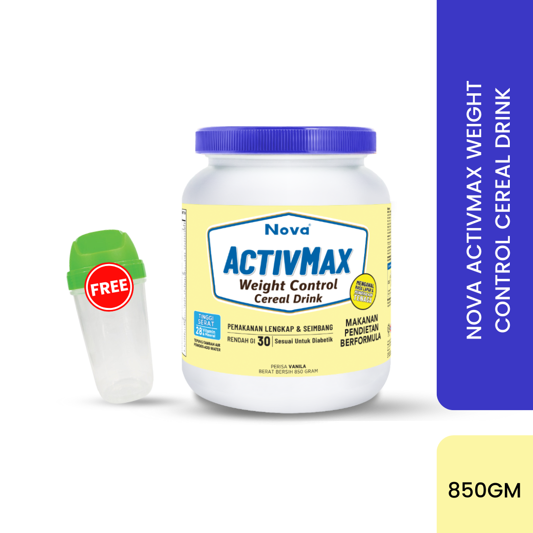 Nova Activmax Weight Control Cereal Drink 850gm