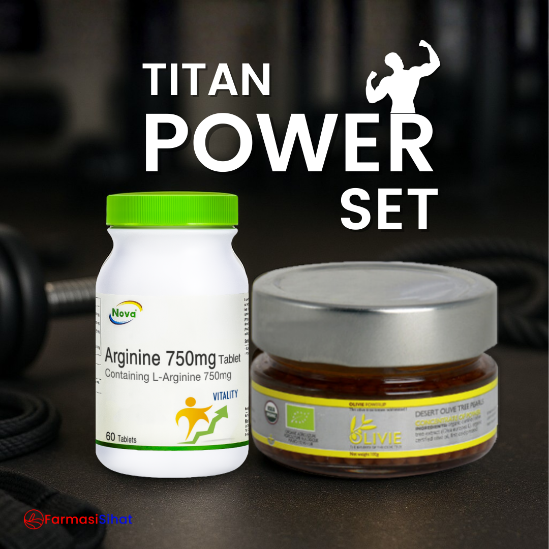 Titan Power Set (Nova Arginine + Olivie Power Up)