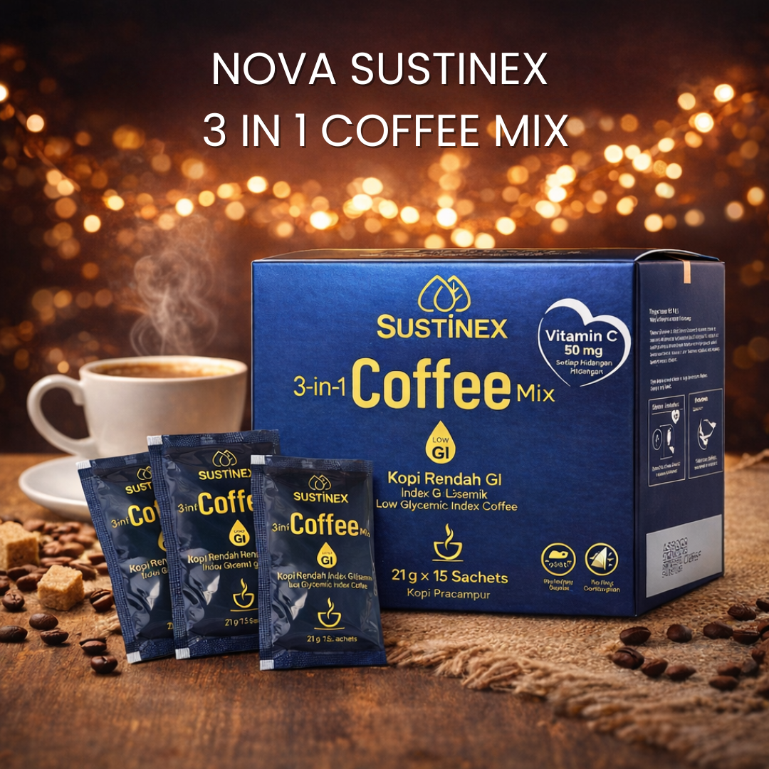 NOVA SustineX Coffee Mix 3-in-1 Low GI