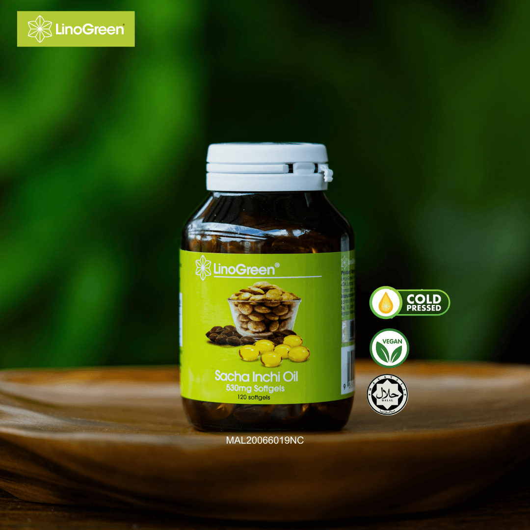 Linogreen Sacha Inchi Oil 530mg Softgels 120'S