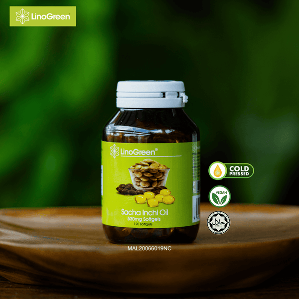 Linogreen Sacha Inchi Oil 530mg Softgels 120'S