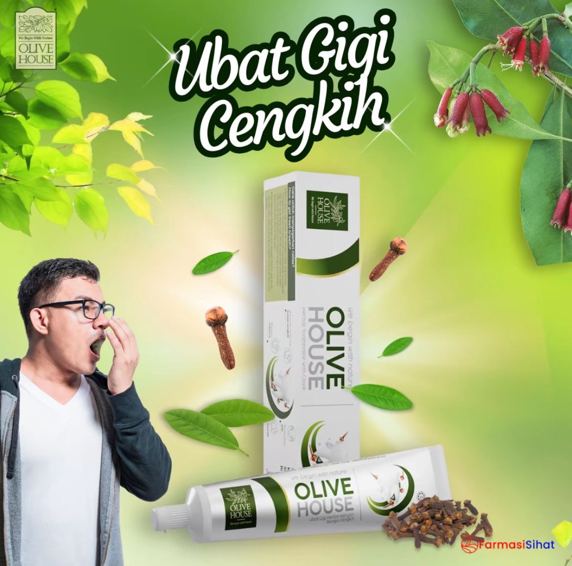 OLIVE HOUSE Ubat Gigi Ekstrak Bunga Cengkih