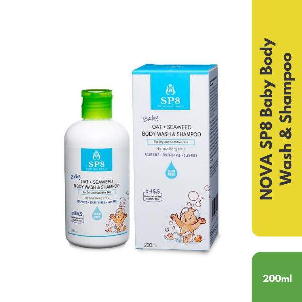NOVA SP8 Baby Body Wash & Shampoo (200ml)