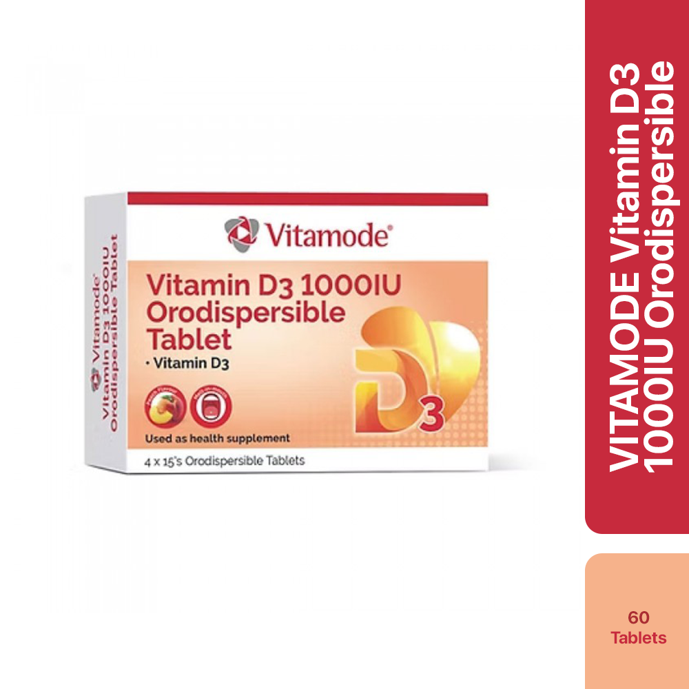VITAMODE Vitamin D3 1000IU Orodispersible 60's