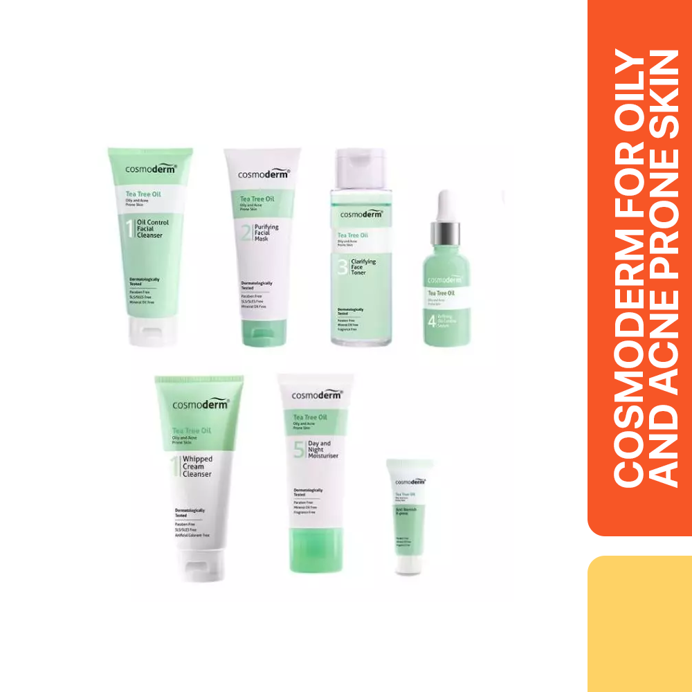 COSMODERM FOR OILY AND ACNE PRONE SKIN RANGE