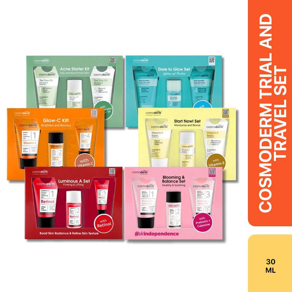 COSMODERM TRIAL AND TRAVEL SET